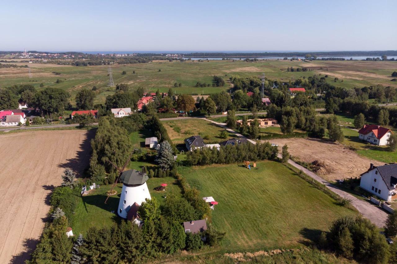 Windmill Vacation Home In Ledzin Near Baltic Sea นีคอร์เซ ภายนอก รูปภาพ